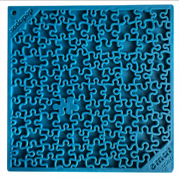 Lickmat L Puzzle alátét kék